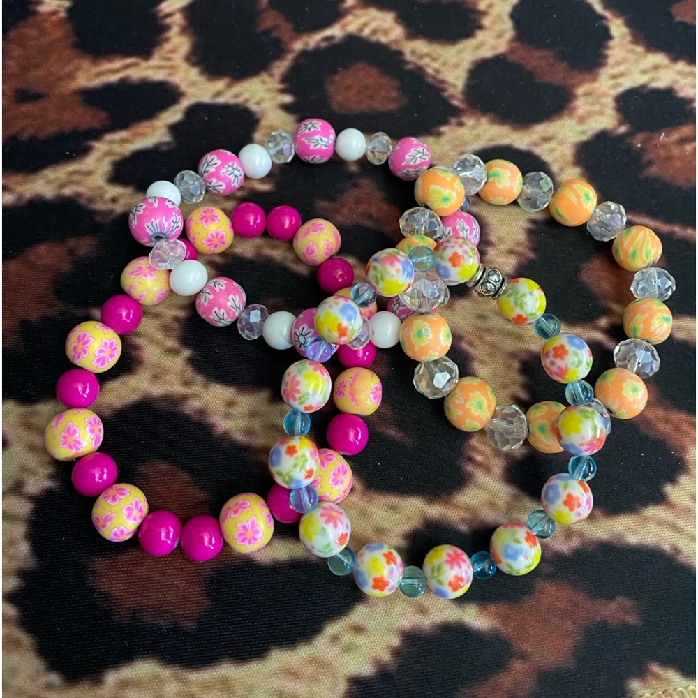Beautiful 4 Piece Ceramic Bracelet Set